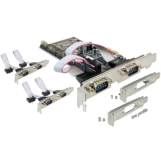 Delock PCI Express Card > 6 x Serial (89347)