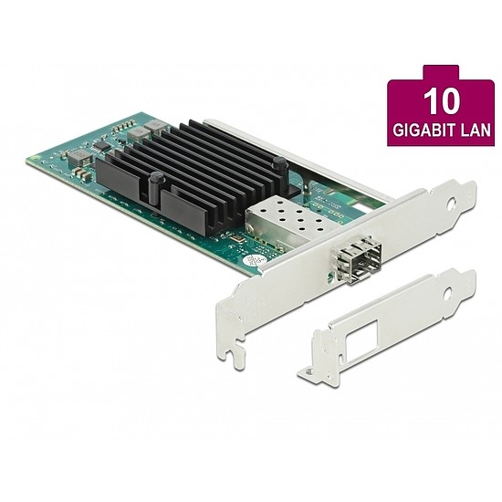 Delock PCI Express Kártya > 1 x SFP+ bővítőhely 10 Gigabit LAN (90479)