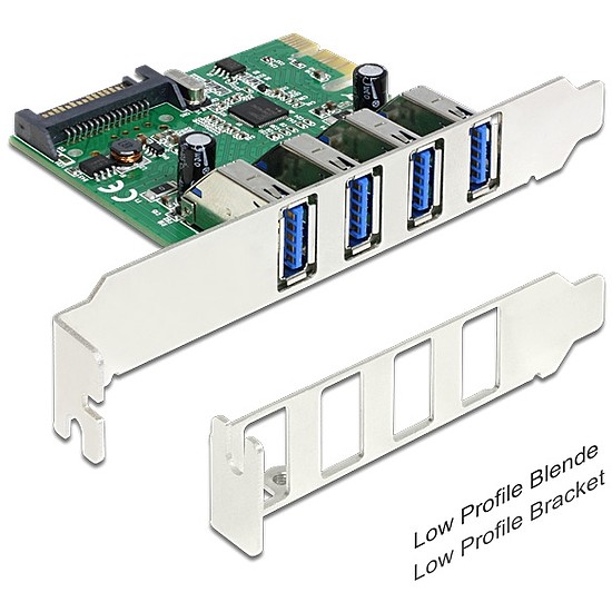 Delock PCI Express kártya > 4 x USB 3.0 (89360)