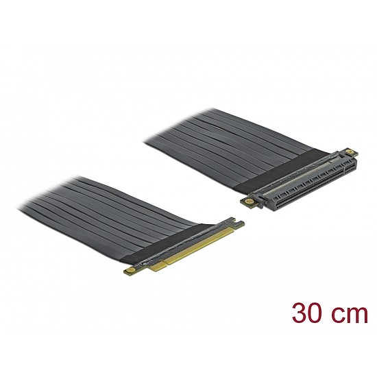 Delock PCI Express Riser kártya x16 - x16 hajlékony kábellel 30 cm (85764)
