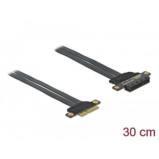 Delock PCI Express Riser kártya x4 - x4 hajlékony kábellel 30 cm (85768)