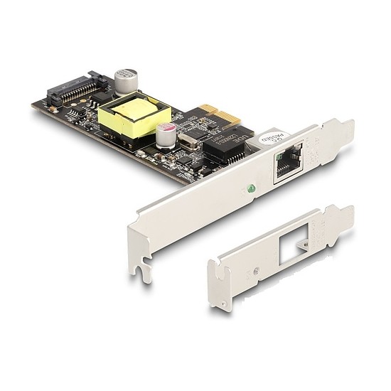 Delock PCI Express x1 kártya - 1 x 2,5 Gigabit LAN PoE+