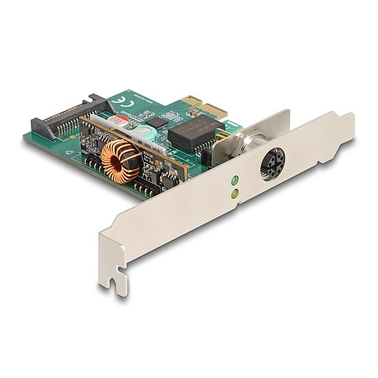 Delock PCI Express x1 kártya - 1 x M12 2,5 Gigabit LAN PoE+