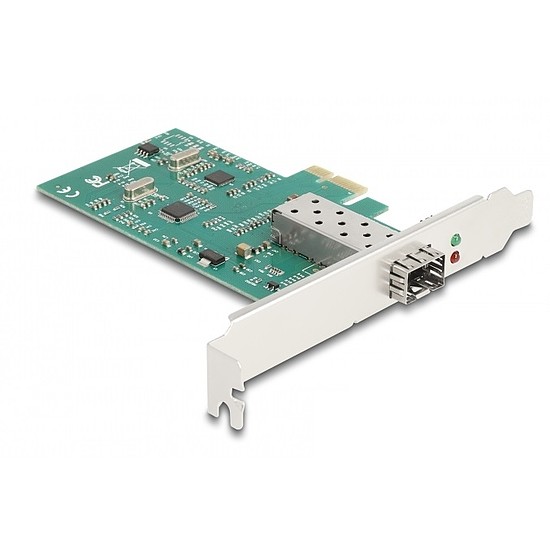 Delock PCI Express x1 Kártya - 1 x SFP bővítőhely 100Base-FX