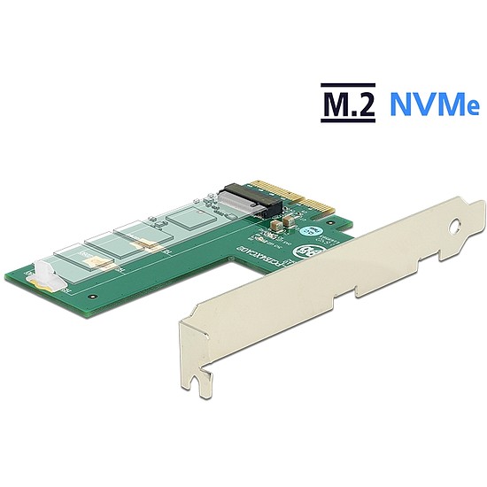 Delock PCI Express x4 Card > 1 x internal NVMe M.2 Key M cross format (89561)
