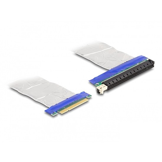 Delock PCI Expressz riser kártya x8 apa - x16 szlot kábellel 20 cm