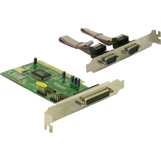 Delock PCI kártya - 2 db soros, 1 db párhuzamos (89004)