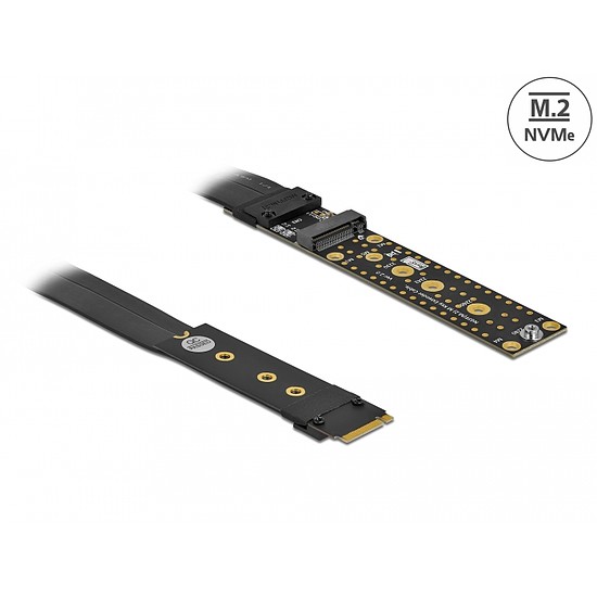 Delock Riser kártya M.2 kulcs M Extension NVMe 20 cm hosszú kábellel (64136)