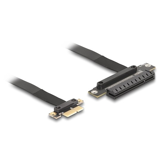 Delock Riser kártya PCI Express 3.0 x1 x1 apa x8-as bővítőhelyre, 30 cm-es kábellel