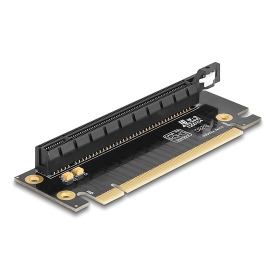 Delock Riser kártya PCI Express 3.0 x16 apa x16-os bővítőhelyre 90 balra szögben - Slot magassága 35 mm