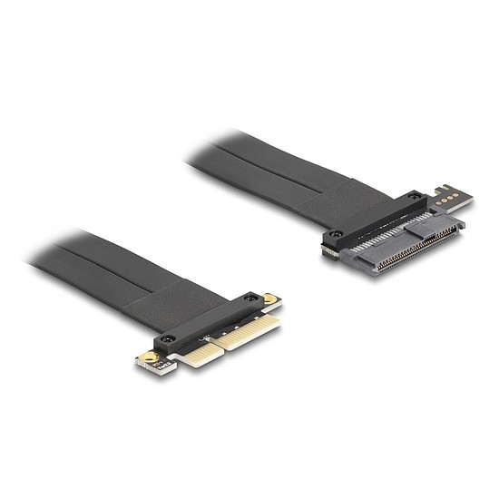 Delock Riser kártya PCI Express 3.0 x4 apa U.2 SFF-8639 SSD slot, kábel 30 cm