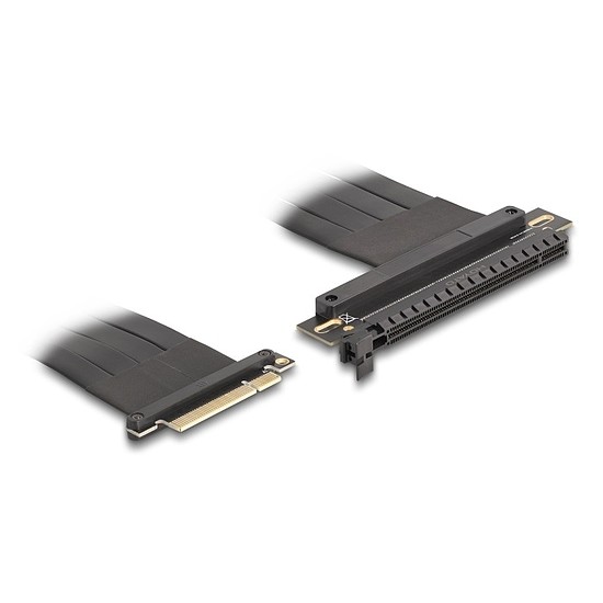 Delock Riser kártya PCI Express 3.0 x8 x8 apa x16 foglalatba, 30 cm-es kábellel