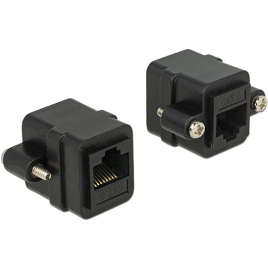 Delock RJ45 adapter anya > RJ45 anya rögzítő CAT.6 UTP (85124)