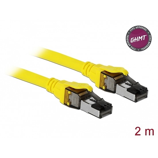 Delock RJ45 Cat.8.1 S/FTP kábel vékony 2 m (86582)