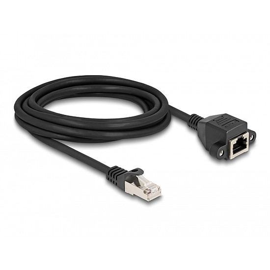 Delock RJ50 bővítő kábel apa - anya S/FTP 3 m fekete