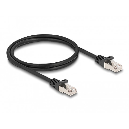 Delock RJ50 kábel apa - RJ50 apa S/FTP 1 m fekete