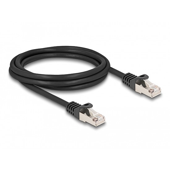Delock RJ50 kábel apa - RJ50 apa S/FTP 2 m fekete