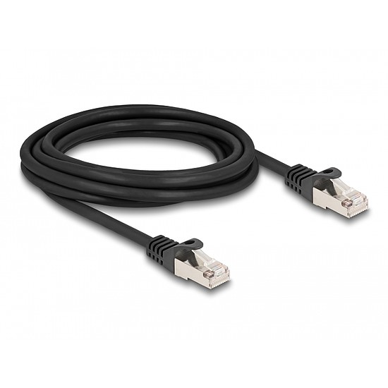 Delock RJ50 kábel apa - RJ50 apa S/FTP 3 m fekete