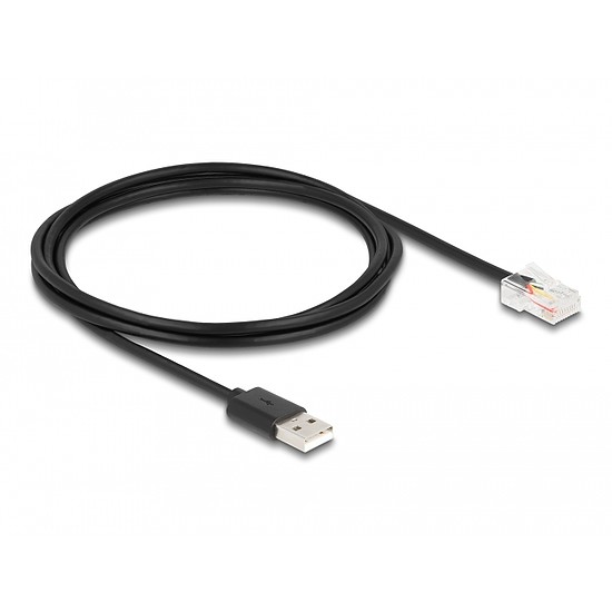 Delock UPS kommunikációs kábel A-típusú USB 2.0 - USB RJ50 2 m