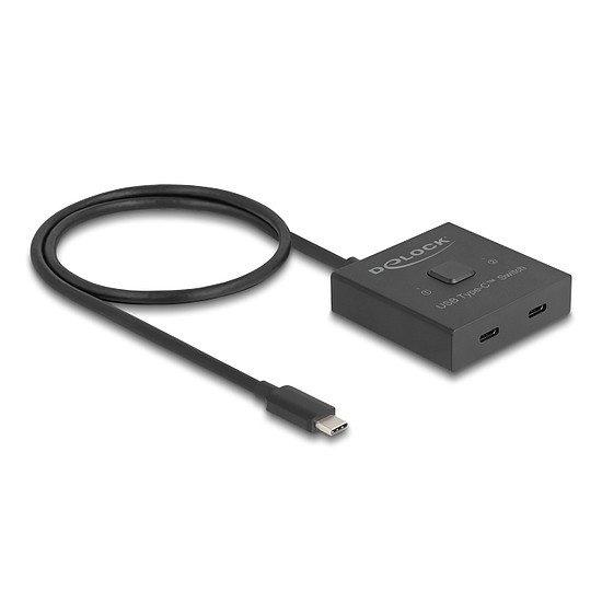 Delock USB 10 Gbps USB Type-C kapcsoló 2 az 1-ben Kétirányú 8K