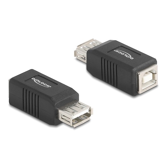 Delock USB 2.0 adapter A-típusú USB anya B-típusú USB anya