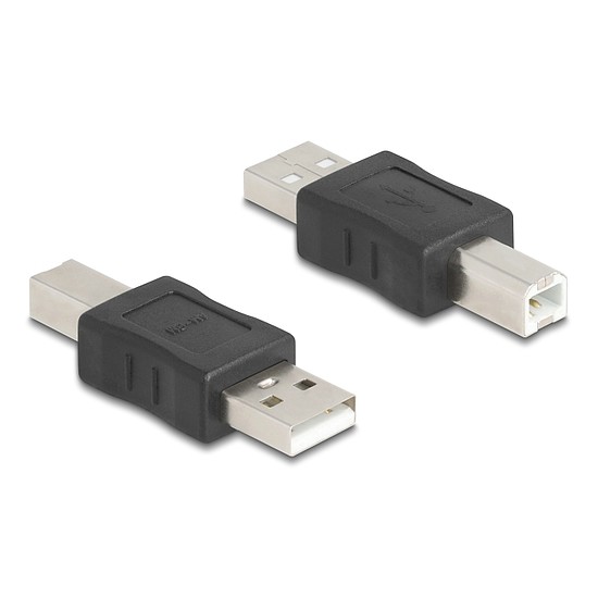 Delock USB 2.0 adapter A-típusú USB apa - B-típusú USB apa