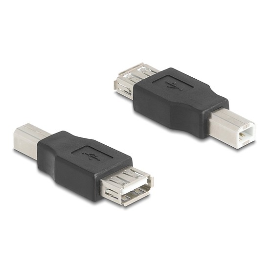 Delock USB 2.0 adapter B-típusú USB apa A-típusú USB anya
