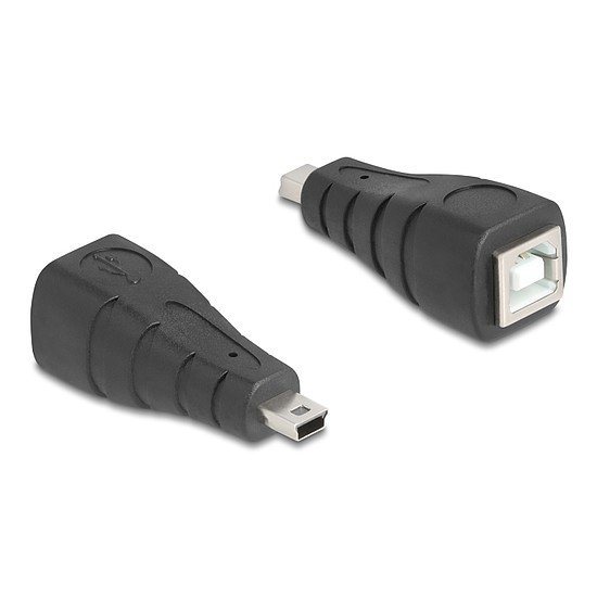 Delock USB 2.0 adapter Mini USB 5 tűs apa B-típusú USB anya