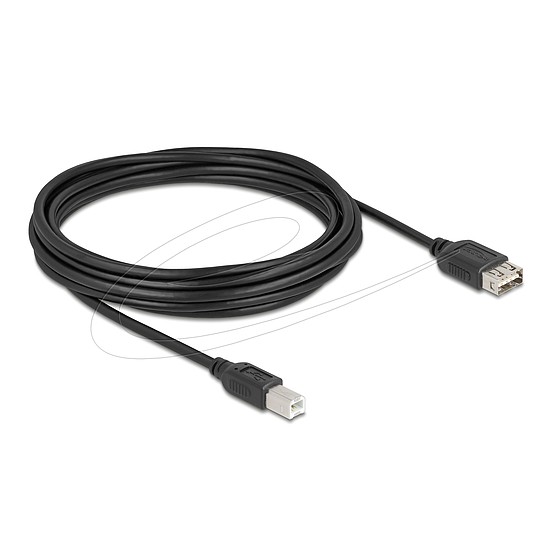 Delock USB 2.0 kábel USB Type-B apa - EASY USB Type-A anya 5 m