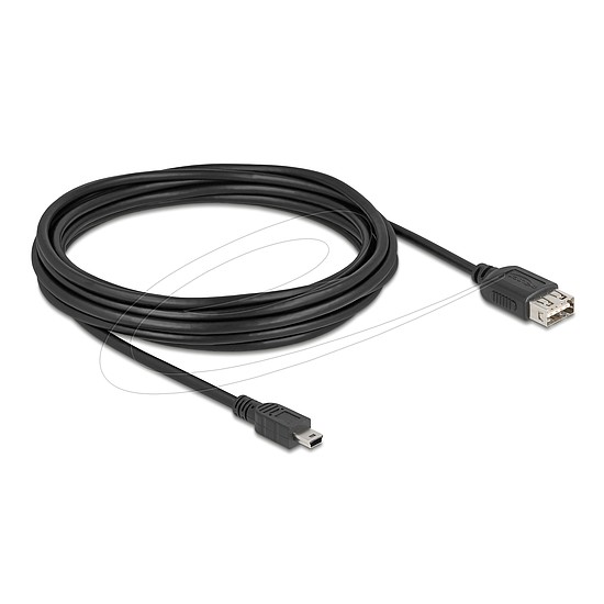 Delock USB 2.0 kábel USB Type Mini-B apa - EASY USB Type-A anya 5 m