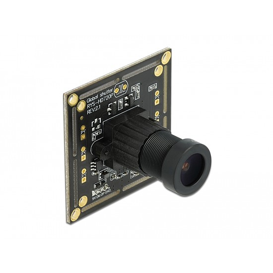 Delock USB 2.0 kamera modul globális zárral fekete / fehér 0,92 megapixeles, 32 -os fókusz (96397)