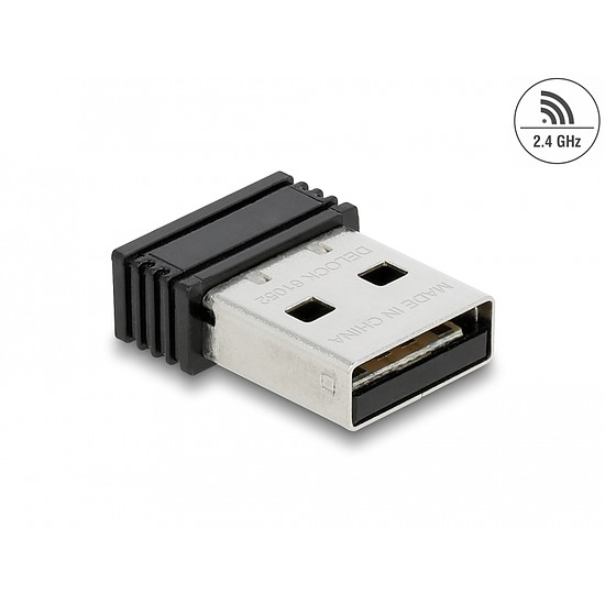 Delock USB 2,4 Ghz vezetéknélküli vonalkód leolvasóhoz (61052)