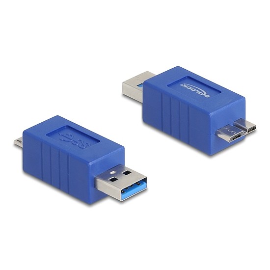 Delock USB 5 Gbps adapter A-típusú USB apa USB Micro-B apa
