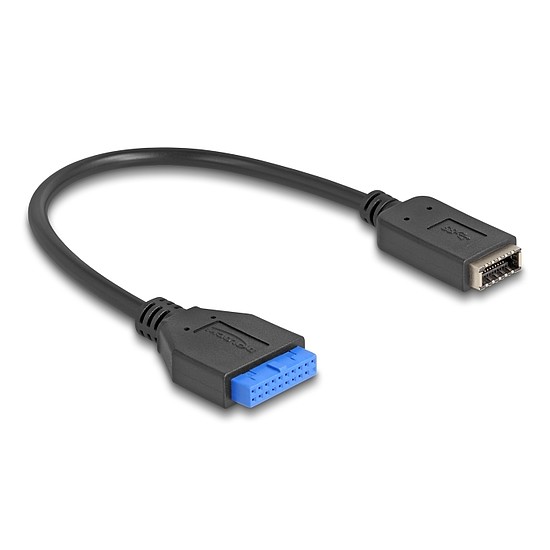 Delock USB 5 Gbps kábel tűfejes anya belső E-típusú A kulcsos anya USB csatlakozókkal 25 cm