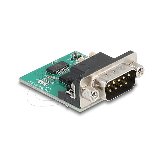 Delock USB - RS-232 átalakító FTDI FT231XS USB 2.0 tűfejes apa - D-Sub 9 apa kábel 30 cm