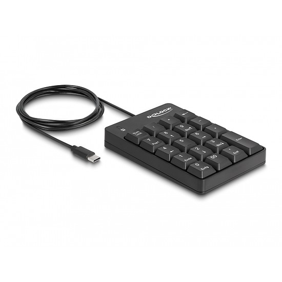 Delock USB Type-C -billentyűzet 19 billentyűvel (fekete)