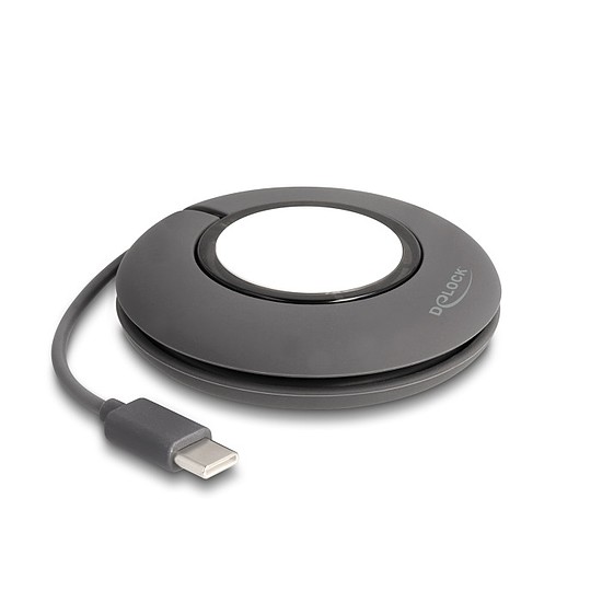 Delock USB Type-C orsós töltő kábel Apple órákhoz 1 m szürke, mágneses