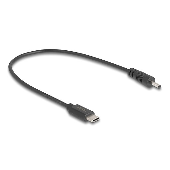 Delock USB Type-C tápkábel - DC 3,0 x 1,1 mm méretű apa 27 cm