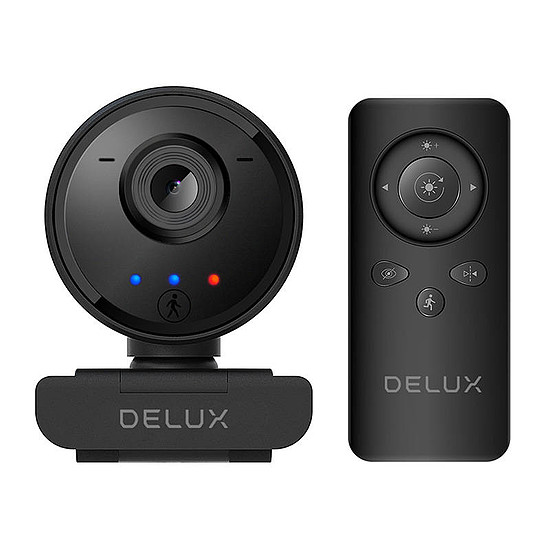 Delux DC07 webkamera mikrofonnal fekete (DC07-B)