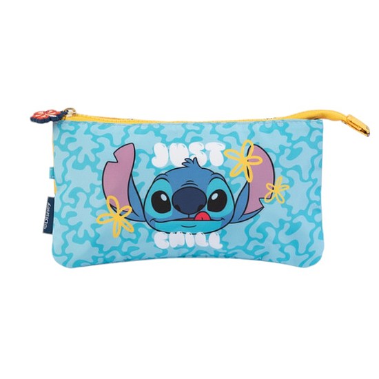 Disney Stitch - 3 rekeszes tolltartó a Tropical kollekcióból (MARE0285)