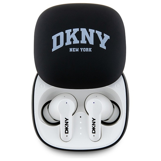 DKNY TWS BT 3D gumi matt felületű Bluetooth fejhallgató - fekete