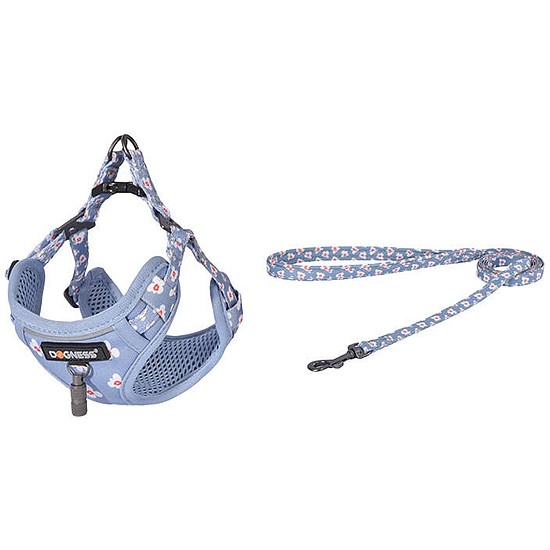 Dogness macska póráz 1,5 m+hám sétakészlet világoskék (CAT SET BLUE)
