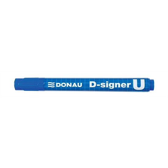 Donau D-signer-U alkoholos marker kék, kerek hegy 2-4mm