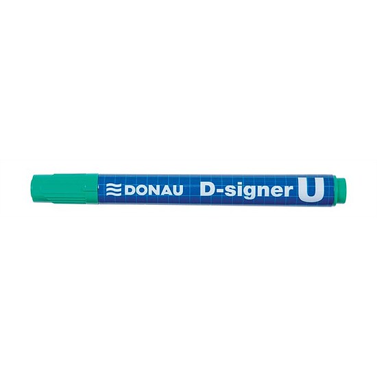 Donau D-signer-U alkoholos marker zöld, kerek hegy 2-4mm