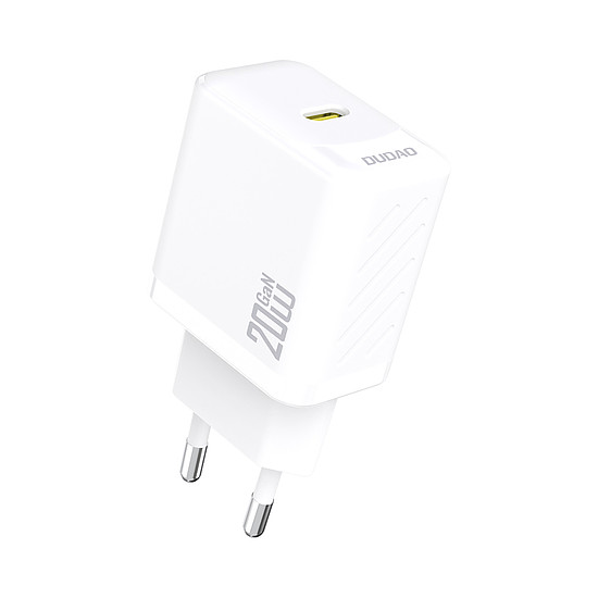 Dudao A26 PD20W GaN USB-C töltő - fehér