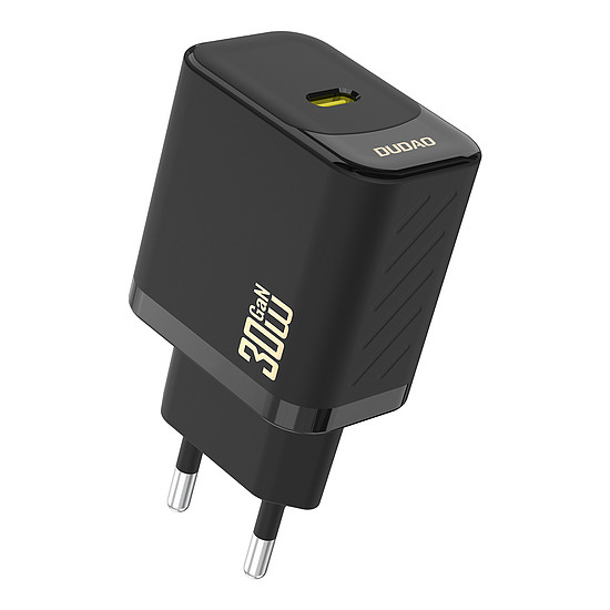 Dudao A27P 30W PD GaN USB-C fali töltő - fekete