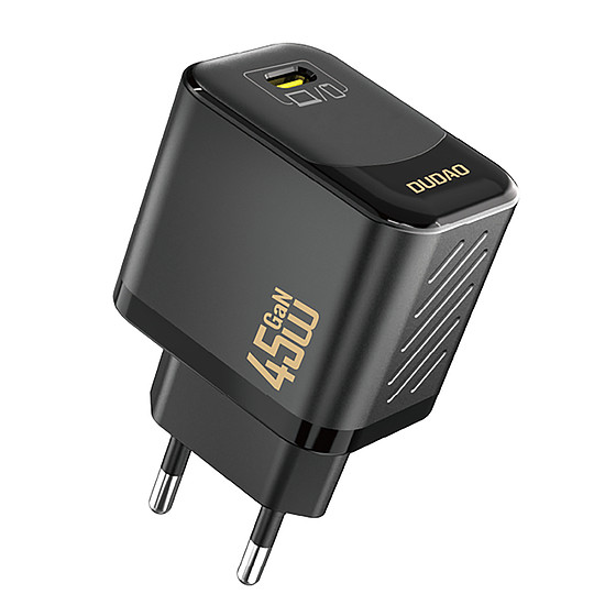 Dudao A28 45W GaN USB-C fali töltő - fekete