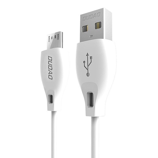 Dudao kábel mikro USB kábel 2.4A 2m fehér (L4M 2m fehér)