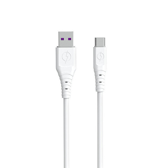 Dudao kábel USB - USB Type C 6A kábel 1 m fehér (TGL3T)