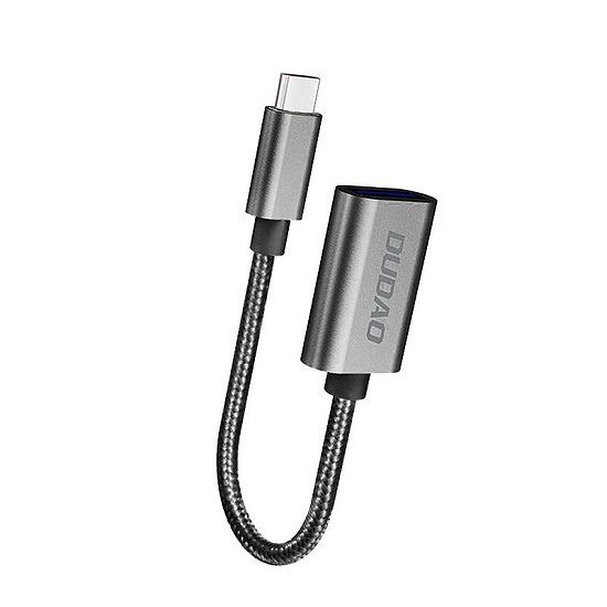 Dudao L15T OTG Adapter USB-C - USB-A - Szürke